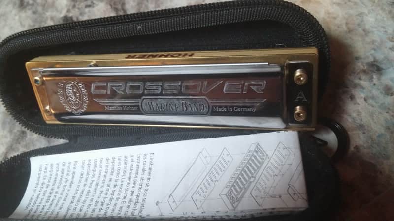 MINT Hohner M2009BXA Marine Band CROSSOVER Harmonica  Key of A MINTY image 1