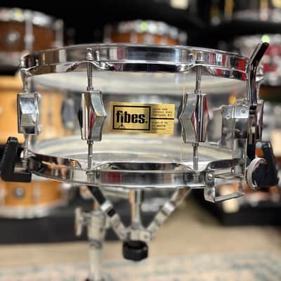 Fibes 5x14" Snare Drum 1970s - Clear Acrylic image 1