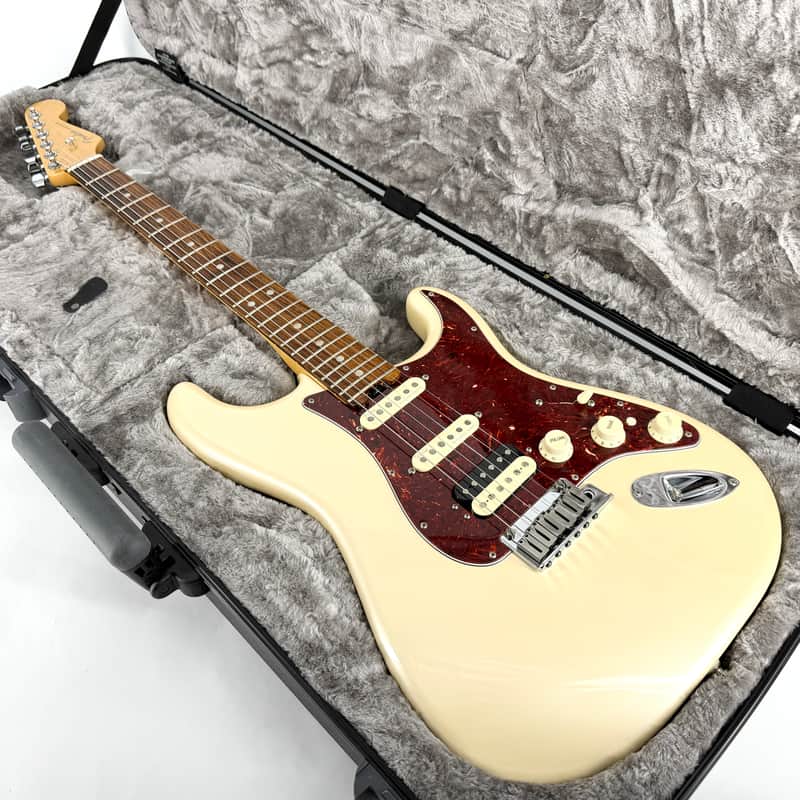 2016 Fender American Elite HSS Shawbucker Stratocaster – Olympic Pearl image 1