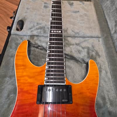 ESP E-II NT-II - Tiger Eye Amber Fade image 4