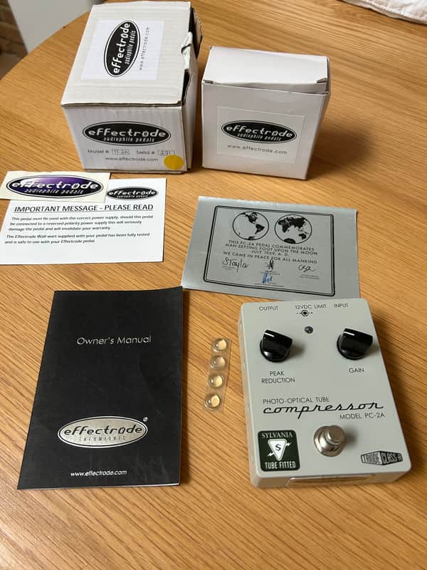 Effectrode Model PC-2A Photo-Optical Tube Compressor 2010s - White image 1