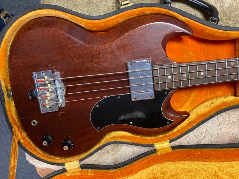 Gibson  EB-0 1968 - Cherry bass guitar image 1