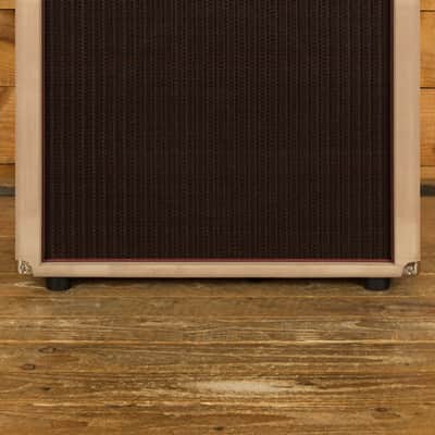 Two-Rock Vintage Deluxe 1x15 Cab Dogwood Suede w/Oxblood Cloth image 2