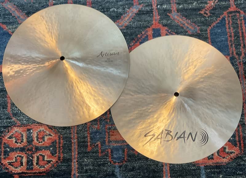 Sabian Artisan 14" Hi-Hat Cymbals image 1