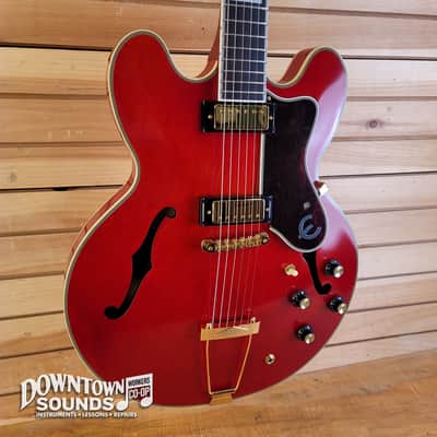 Epiphone Masterbilt Gem Archer Sheraton with Epiphone Hard Case - Cherry Red image 1