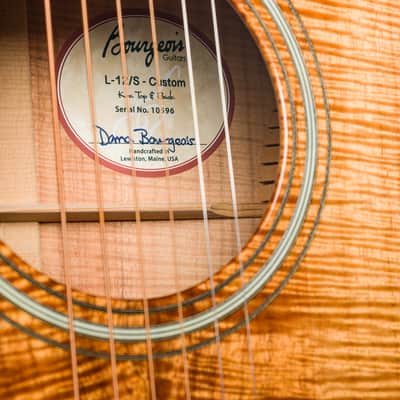 Bourgeois LDBO-12/S Custom All Flamed Koa 12-Fret with Slotted Headstock NEW image 10
