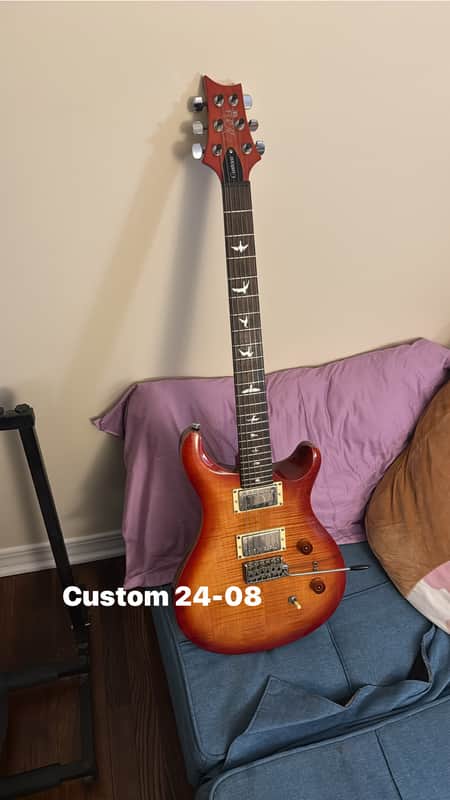 PRS Custom 24-08 2021 - Vintage Sunburst Burst image 1