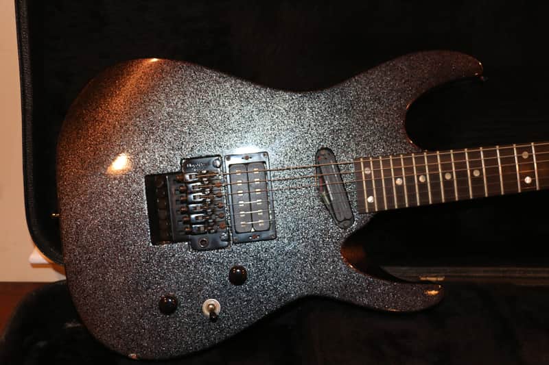Kramer ProAxe 1989 Black Sparkle w/OHSC  (similar to Nightswan) image 1