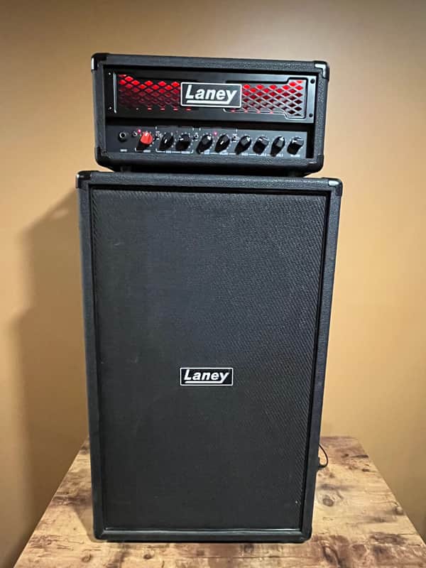 Laney IRF-DUALRIG-212 Ironheart Foundry 2-Channel 60-Watt 2x12" Guitar Amp Half Stack 2023 - Present - Black image 1