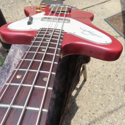 GIBSON 1966 THUNDERBIRD ll BASS BURGUNDY MIST PRO REFIN NON-REVERSE  RARE! [VIDEO] image 7