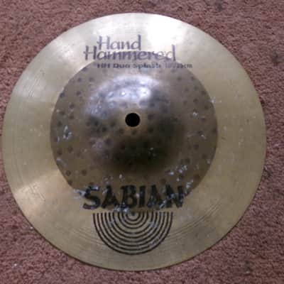 Sabian 10" HH Hand Hammered Duo Splash Cymbal 2002 - 2015 - Natural image 1