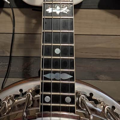 1930s Bacon Banjo Company B&D Tenor Banjo Unsure Of Model Custom Headstock Inlay Plays Excellent image 13