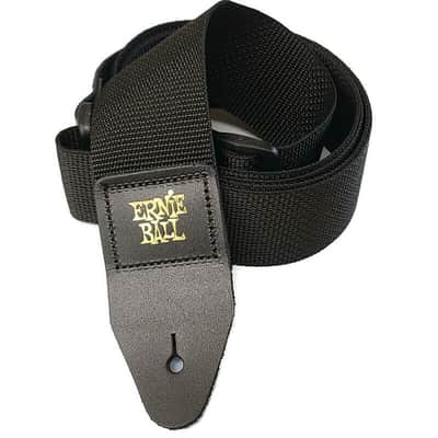 Ernie Ball Black Polypro Guitar Strap 4037 image 1