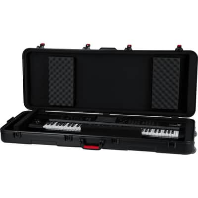 Gator TSA Series ATA Molded Polyethylene Keyboard Case w/ Wheels for 76-note Keyboards GTSA-KEY76 image 4