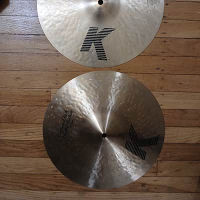 Zildjian 14" K Custom Dark Hi-Hat Cymbals (Pair) 1995 - Present - Traditional image 2