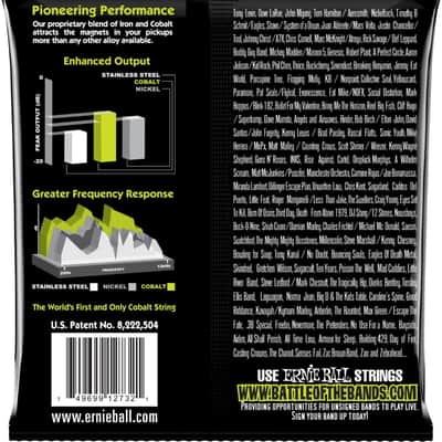Ernie Ball 2732 Regular Slinky Cobalt 4-String Bass Guitar Strings, 50-105 Long Scale image 4