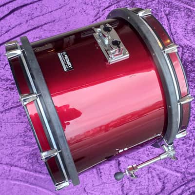 Peavey bass drum Radial PRO 501 22" * strong loud tone * double-braced hardware * fine wine red metallic finish*rare/hard to find... image 6