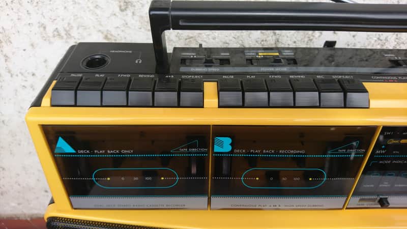 Philips D 8303 Boombox, Portable Radio, Cassette Player | Reverb