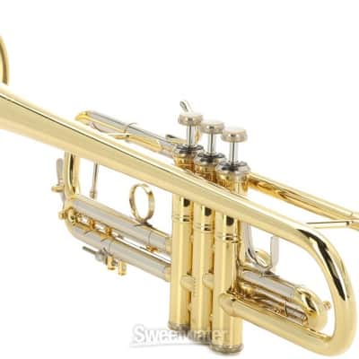 Bach 18043R Professional Stradivarius Bb Trumpet - Reverse Leadpipe - 43 Bell - Clear Lacquer (BA18043Rd1) image 2