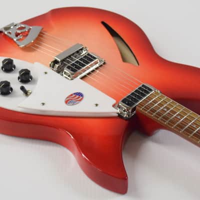 Rickenbacker 330 Thinline Semi-Hollow Electric Guitar - Fireglo image 4
