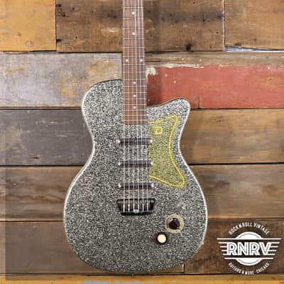 Danelectro U-3 U3 Silver Sparkle Top image 3