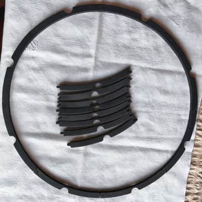 2 brand new sets of 15" speaker foam rubber gaskets for speaker with 8 mounting holes image 9
