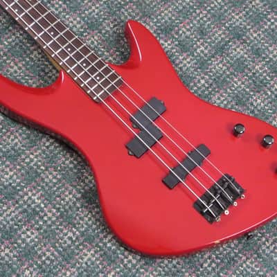 2000 DeArmond by Guild Pilot 4 String Bass Red! w/gigbag image 1