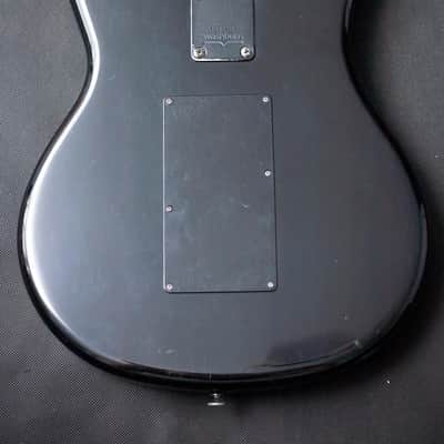 RARE '84 Washburn FORCE 6 Vibrato BBR Black With Red Binding image 6