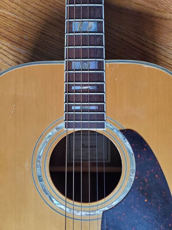 Ibanez V380 Dreadnought Acoustic Vintage Deluxe Guitar || | Reverb