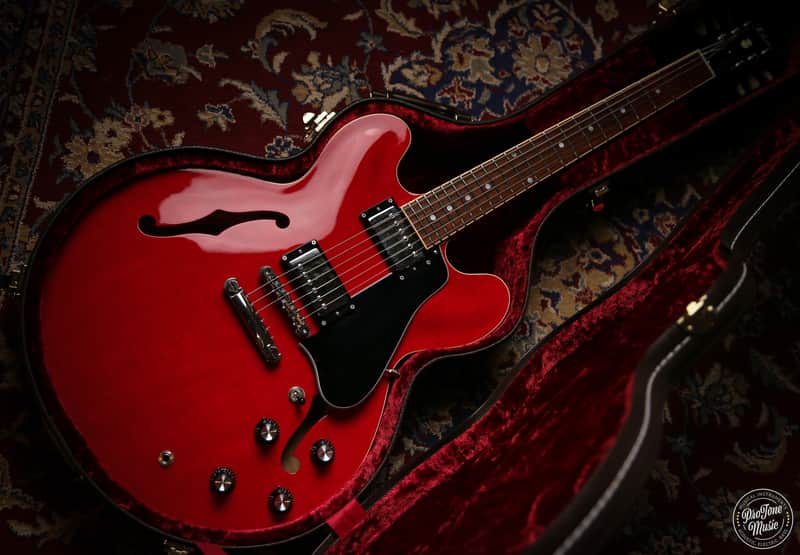 Tokai Japanese ES-156 Semi Hollow Cherry Red image 1