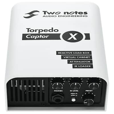 HOT! IN STOCK Two Notes Captor X 8 ohm Reactive Load Direct DI Box Speaker Cab Sim Attenuator Pedal image 3