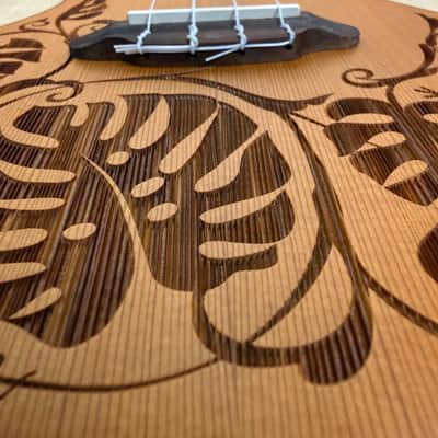Luna MO CDR Concert Acoustic/Electric Ukulele w/ Case – B-Stock – Store Demo Condition image 14