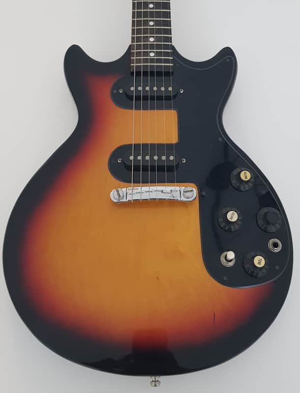 Hondo Melody Maker Double Cutaway 70's 3-Color Sunburst | Reverb