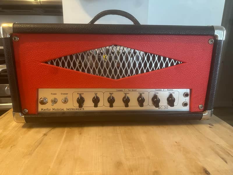 Mayfly Musical Instruments BC-30 - Red/Black image 1