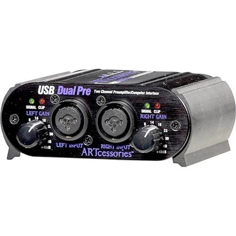 ART USB Dual Pre - USB AC/ DC Digital Audio Interface with Dual Microphone image 1