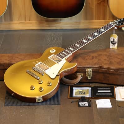 2022 Gibson Custom Shop Les Paul Standard '57 Historic Reissue Electric Guitar Goldtop Gloss + COA OHSC image 1