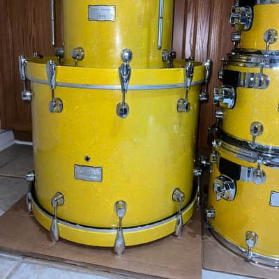 Mapex Saturn III Laser Canary Drums image 2