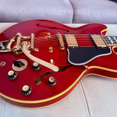 Gibson Custom Shop Murphy Lab Back To The Future '55 ES-345 "Reissue" Light Aged 2025 Cherry Red image 5
