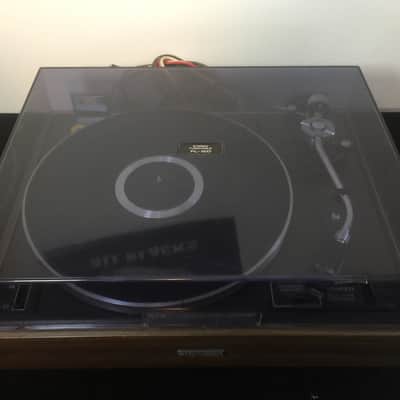 Pioneer PL-120 Vintage Wood Base 2 speed manual belt drive turntable phonograph record player image 1