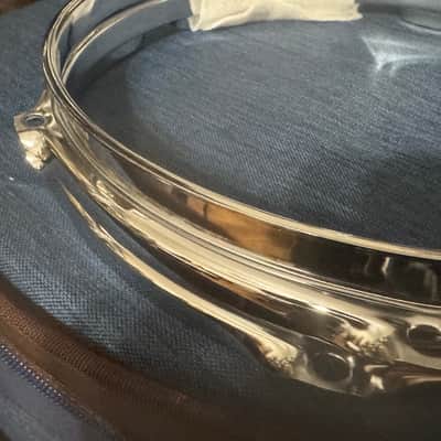 EKG 2.3 ml triple flanged 6 hole hoops for 10” tom 2025 - Chrome image 4