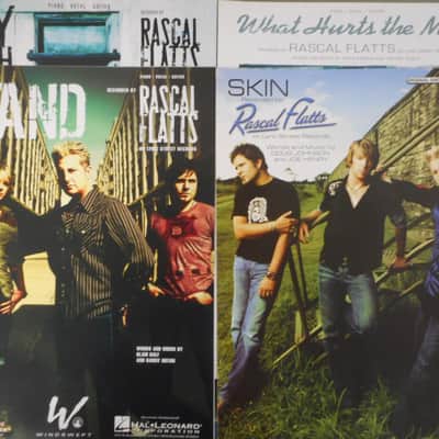 Collection of 4 Rascal Flatts Sheet Music 2004-2006 image 1