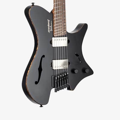 T's Guitars Arc-Singlecut Hollow Quilt Trans Blue Denim Burst 2020