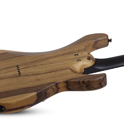 Schecter Sun Valley Super Shredder Exotic HT Black Limba LH Natural Satin image 6