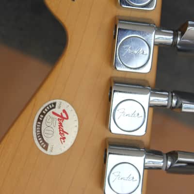 Fender USA Lonestar Stratocaster HSS, Gold w/ Maple neck (1996) image 8
