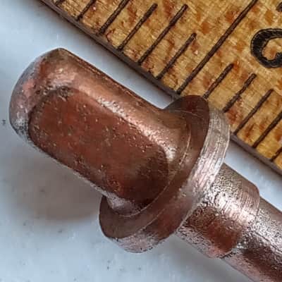 Ludwig/Leedy 1 15/16"Copper T-Rod Snare/Tom Drum 12-24 Tension Vintage20 ArtGold image 2