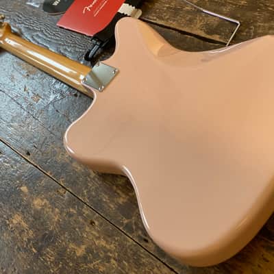 Fender Japan Limited Edition Traditional 60's Jaguar FSR Shell Pink w/ MH Unplayed w/ Softcase & Docs MIJ image 5