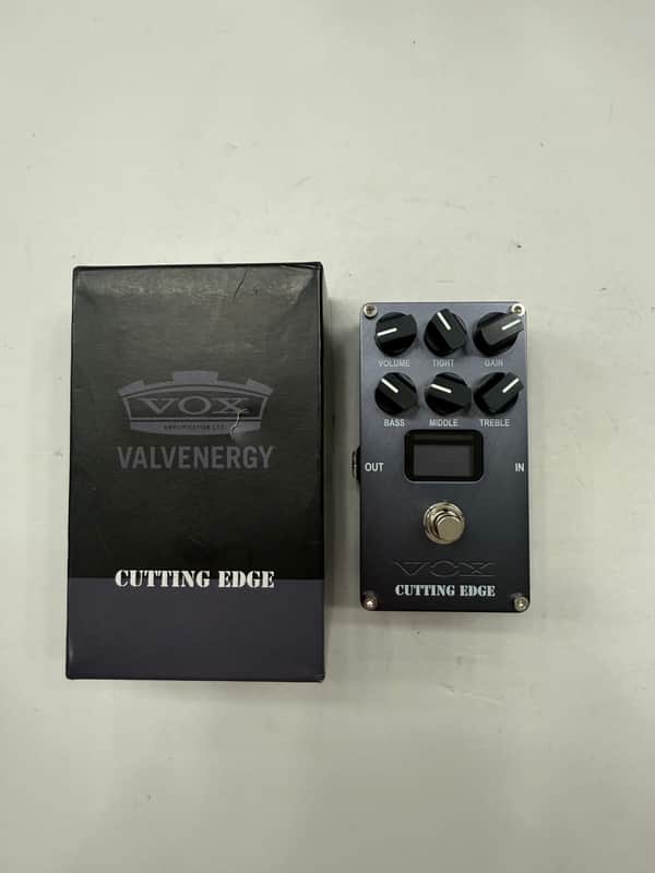 Vox Valvenergy Cutting Edge Distortion High Gain Guitar Effect Pedal + Box image 1
