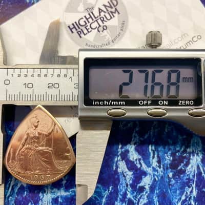 *Special Offer 20% Discount* Two (2) Queen Elizabeth 1966 Penny Coin Guitar Picks. image 4