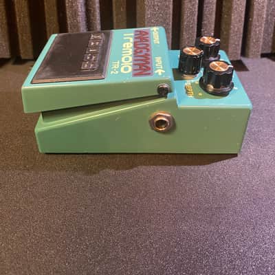 Analogman Boss TR-2 Tremolo with Super Mod Internal Volume Trim 2010s - Green image 7