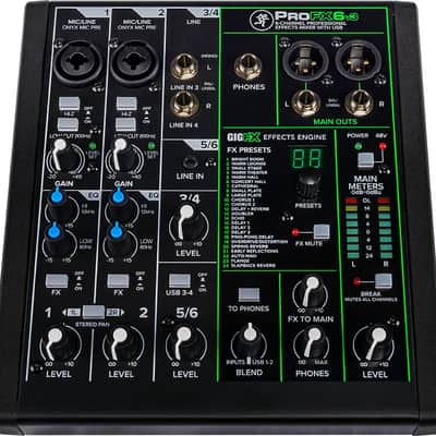 Mackie "ProFX6v3" 6-CHANNEL PROFESSIONAL ANALOG MIXER WITH USB image 4